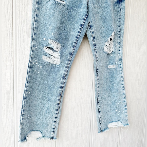 NEW Circus NY by Sam Edelman Distressed High Rise Slim Straight - Picture 8 of 10